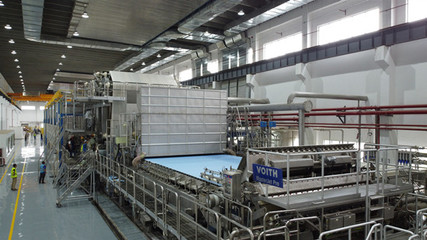 智造&ldquo;無人工廠&rdquo;!中建安裝馬鞍山華旺紙業項目PM1生產線正式投產